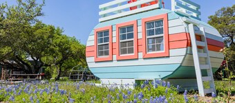 Glamping in Spicewood TX Hill Country ~ The Trailette