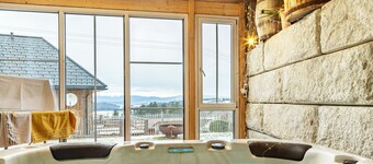 Casa de campo Ammersberg con vistas a la montaña, jardín y WLAN