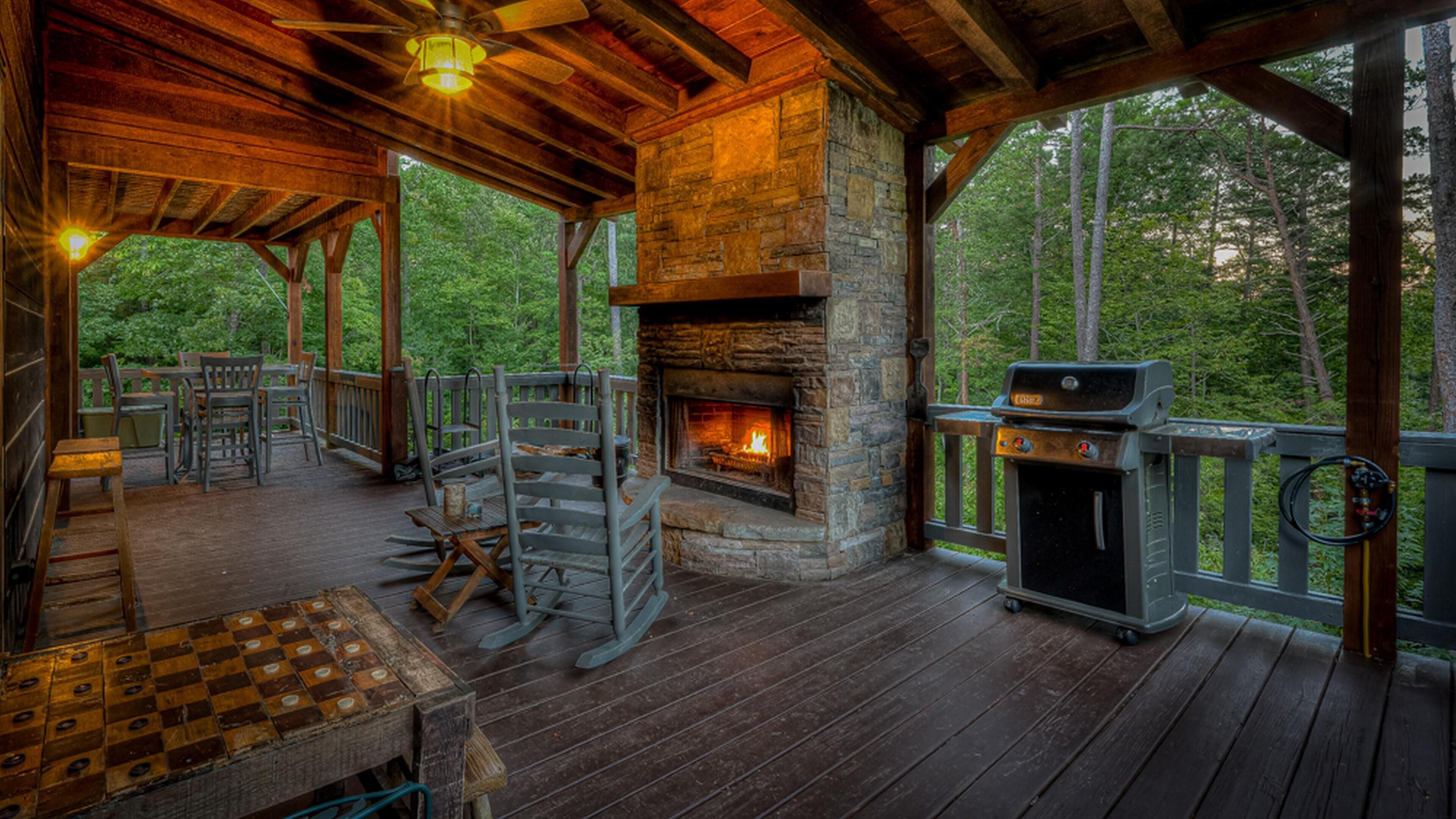 Cabin, 3 Bedrooms | Balcony