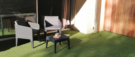 Habitación de lujo doble | Terraza o patio