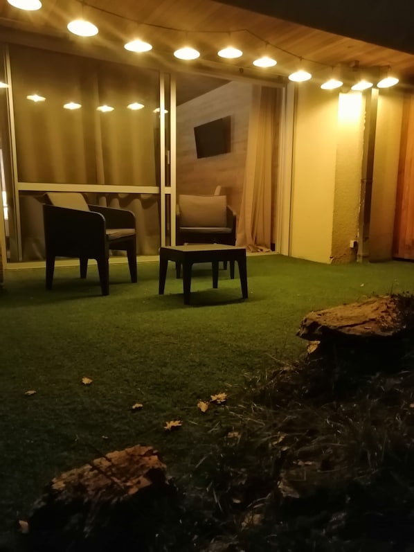 Quarto casal superluxo | Terraço/pátio