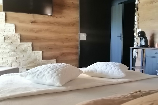 Premium bedding, memory-foam beds, individually decorated