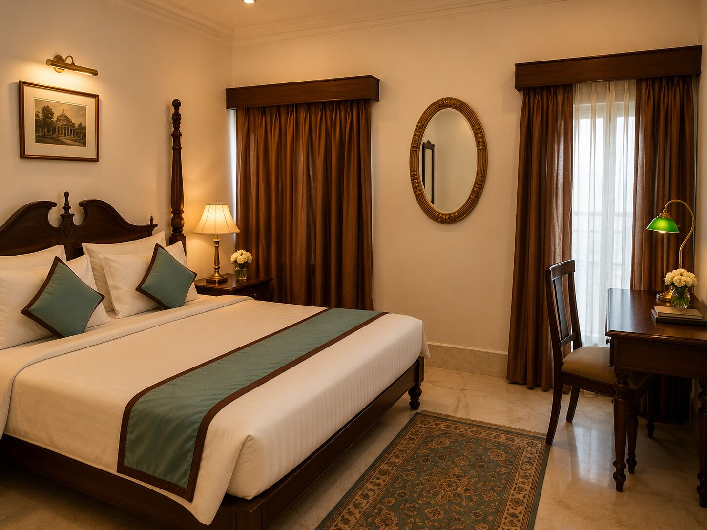 Heritage Queen Room | Wi-Fi gratis dan seprai linen
