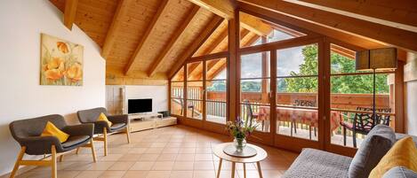 Télévision, table de tennis de table