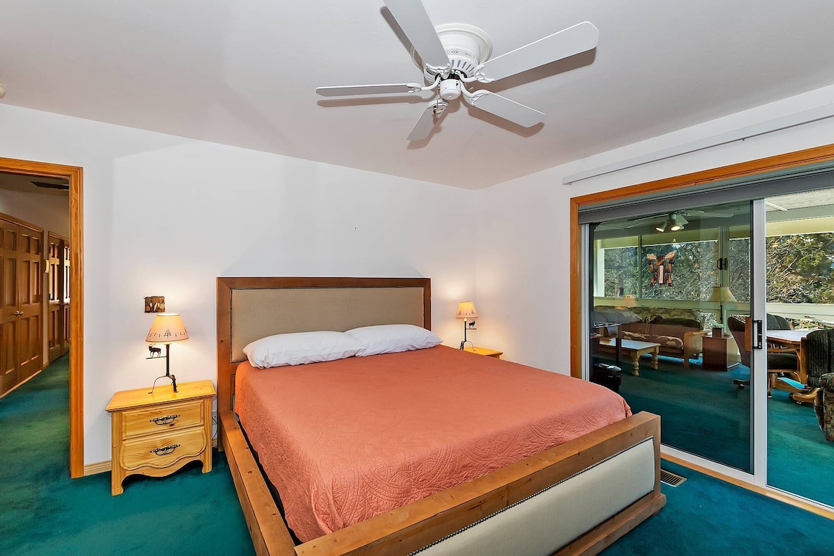 Photo 28 of Moonlight Mountain Retreat by Destination Big Bear: Custom Home! Amazing Lake and Ski Slope Views! HOT TUB! Foosball!