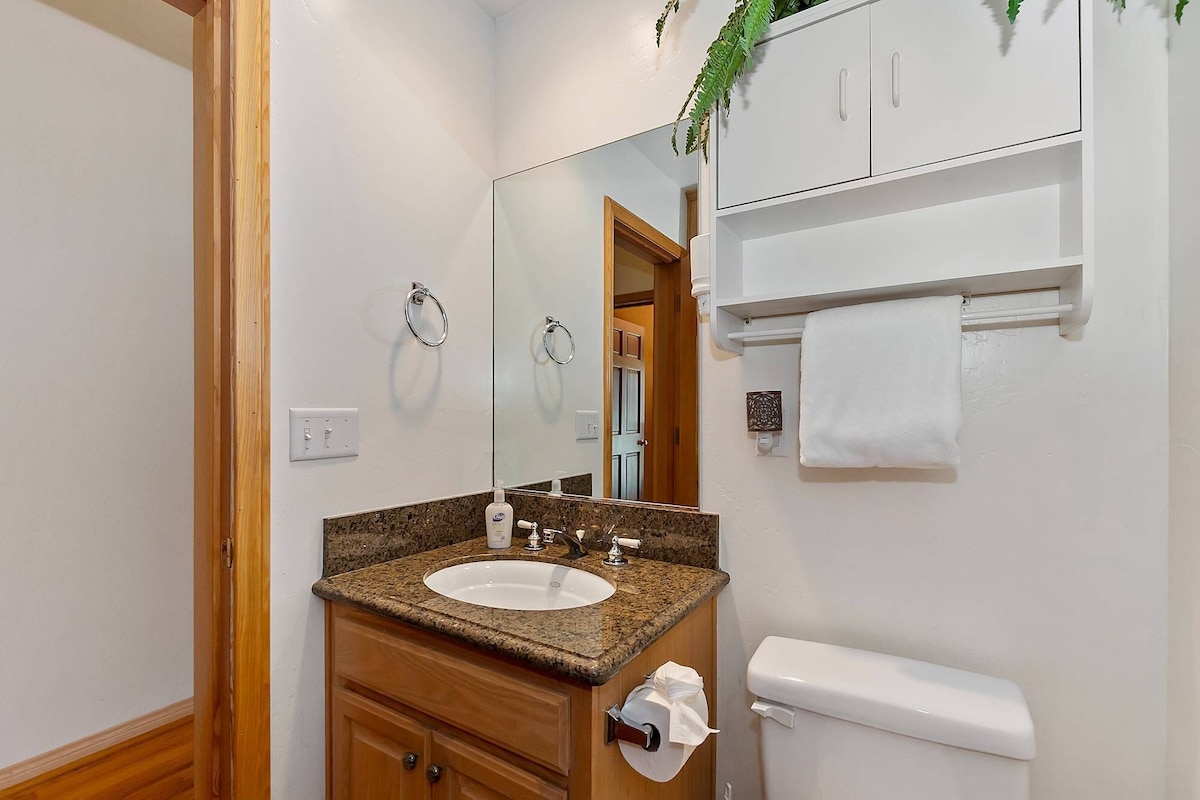 Photo 20 of Moonlight Mountain Retreat by Destination Big Bear: Custom Home! Amazing Lake and Ski Slope Views! HOT TUB! Foosball!