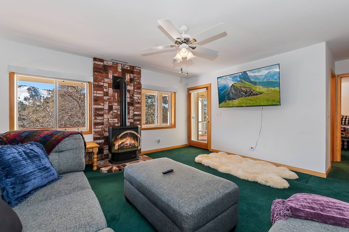 Photo 33 of Moonlight Mountain Retreat by Destination Big Bear: Custom Home! Amazing Lake and Ski Slope Views! HOT TUB! Foosball!