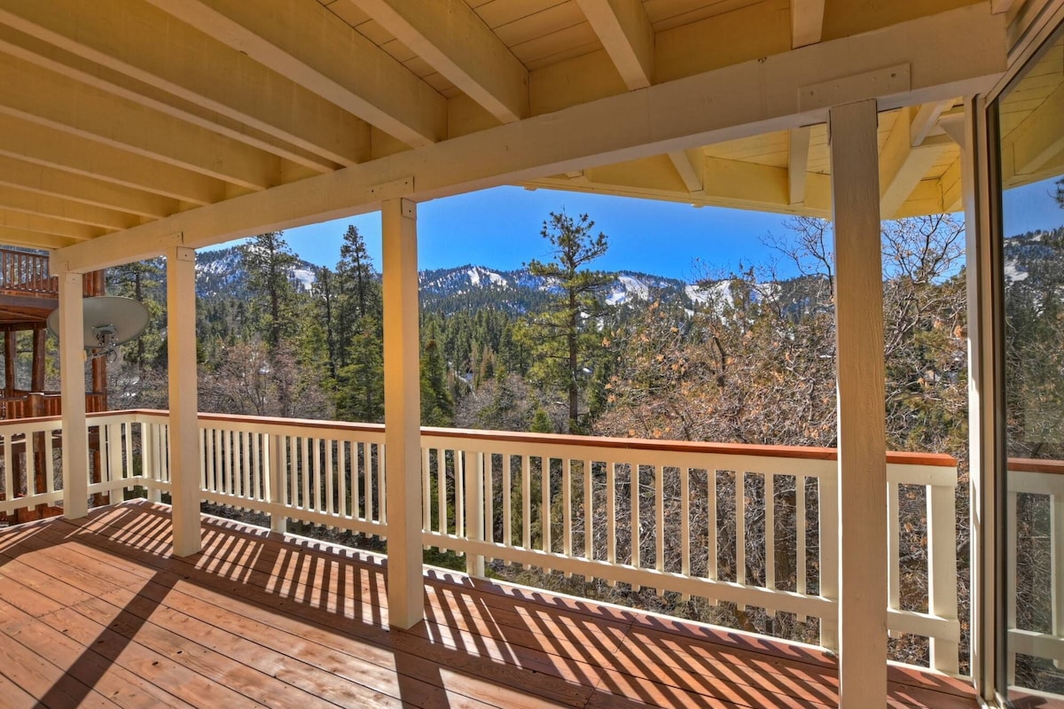 Photo 30 of Moonlight Mountain Retreat by Destination Big Bear: Custom Home! Amazing Lake and Ski Slope Views! HOT TUB! Foosball!