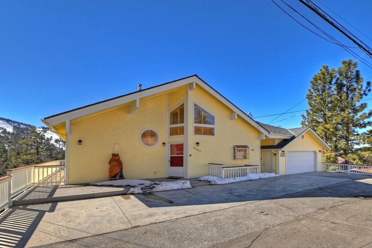 Photo 40 of Moonlight Mountain Retreat by Destination Big Bear: Custom Home! Amazing Lake and Ski Slope Views! HOT TUB! Foosball!