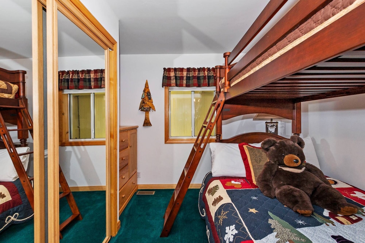 Photo 25 of Moonlight Mountain Retreat by Destination Big Bear: Custom Home! Amazing Lake and Ski Slope Views! HOT TUB! Foosball!