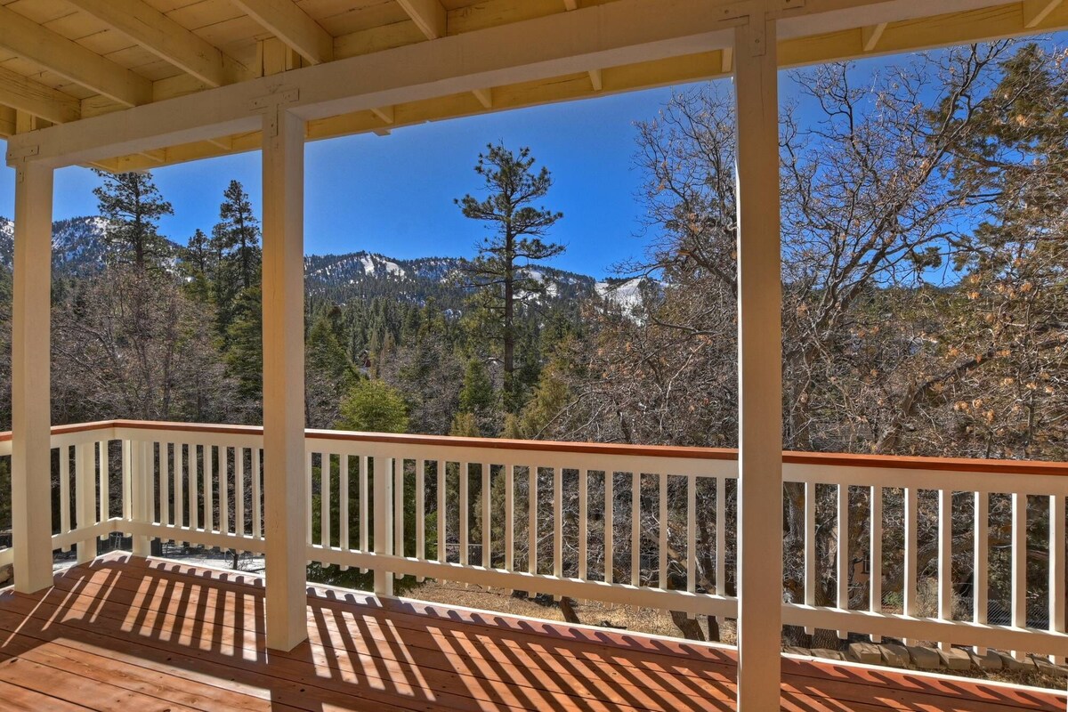 Photo 38 of Moonlight Mountain Retreat by Destination Big Bear: Custom Home! Amazing Lake and Ski Slope Views! HOT TUB! Foosball!