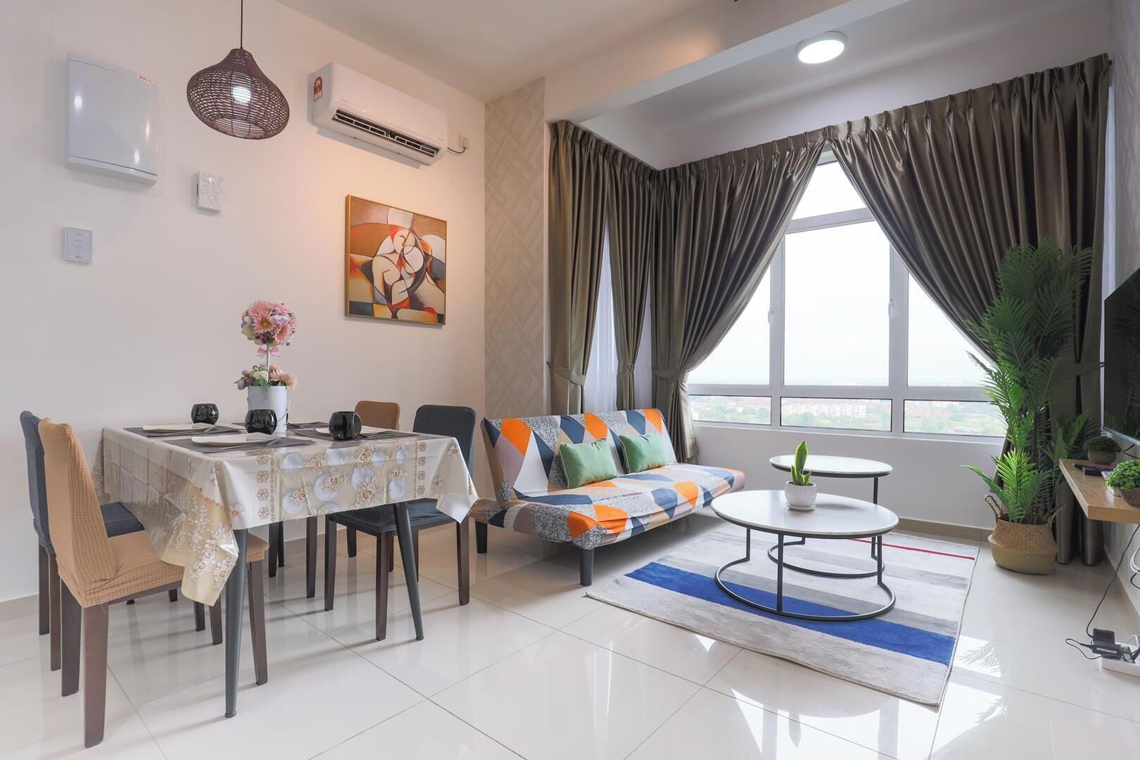 Apartamento luxo | Área de estar