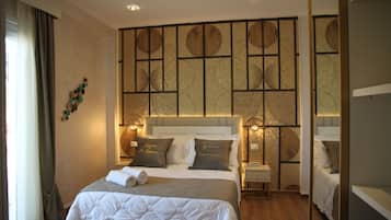 Superior-Doppel- oder -Zweibettzimmer, Meerblick | 1 Schlafzimmer, Bettwäsche aus ägyptischer Baumwolle