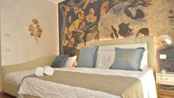 Superior Double or Twin Room, Sea View | 1 bedroom, Egyptian cotton sheets, premium bedding, memory foam beds