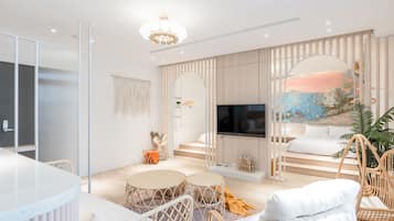 Kamar Quadruple Keluarga | Wi-Fi gratis dan seprai linen