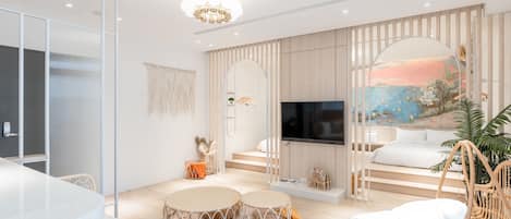 Chambre Quadruple Familiale | Wi-Fi gratuit, draps fournis