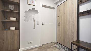 Comfort Apartment | Living area | 40-inch LCD TV with cable channels, TV