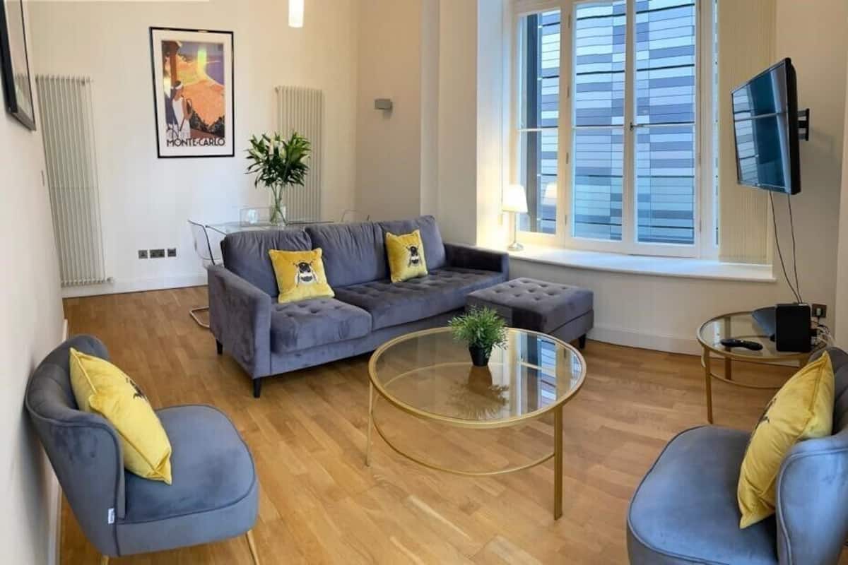 Deluxe appartement, 2 slaapkamers | Woonruimte