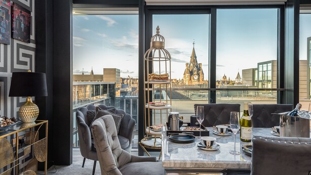 Three bedroom - Park Avenue Penthouse | Dining room - Quartermile serviced apartments (Edinburgh)