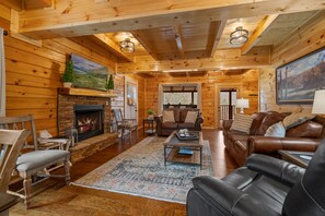 TV, caminetto, videogiochi, lettore DVD