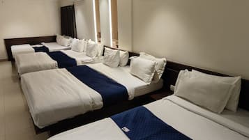 Nine Bed AC Room | Egyptian cotton sheets, premium bedding, down comforters, pillowtop beds