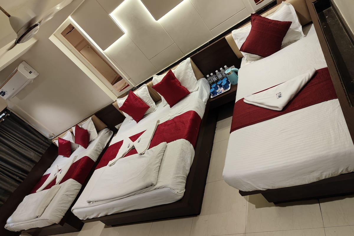 Deluxe kamer, 5 slaapkamers | 1 slaapkamer, lakens van Egyptisch katoen, luxe beddengoed
