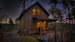 House, 2 Bedrooms, Mountain View | Exterior - Knotty Barn by Escape to Blue Ridge (Cherry Log)