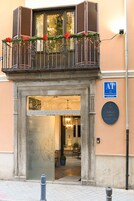 A szálláshely homlokzata