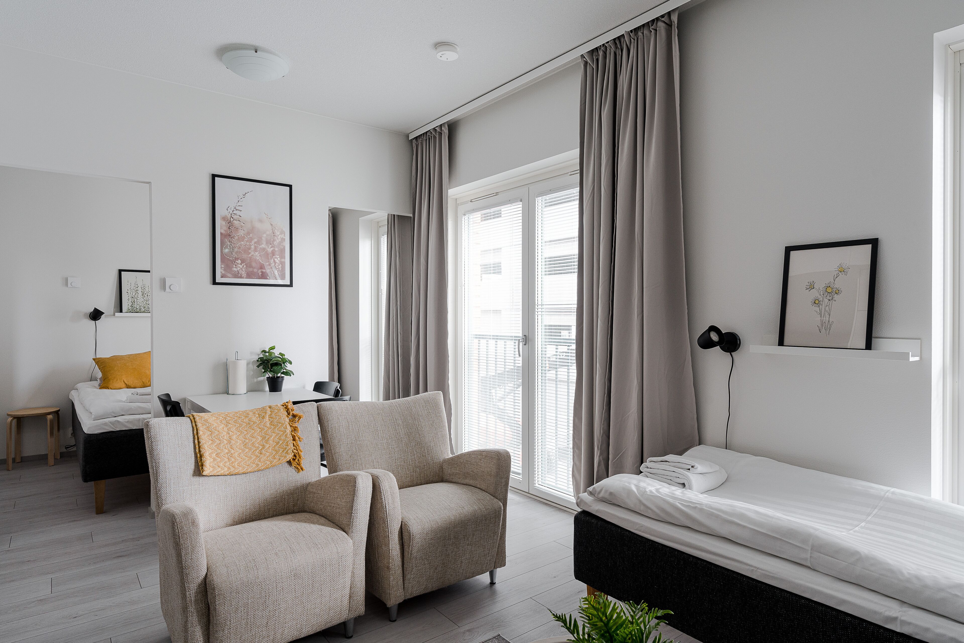 Standard Apartment, 1 Bedroom | Desk, blackout drapes, soundproofing, iron/ironing board