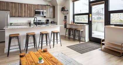 Red Drive at The Village at Grand Traverse Commons