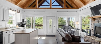 Secluded Mountain View Cabin w Private Lake Access