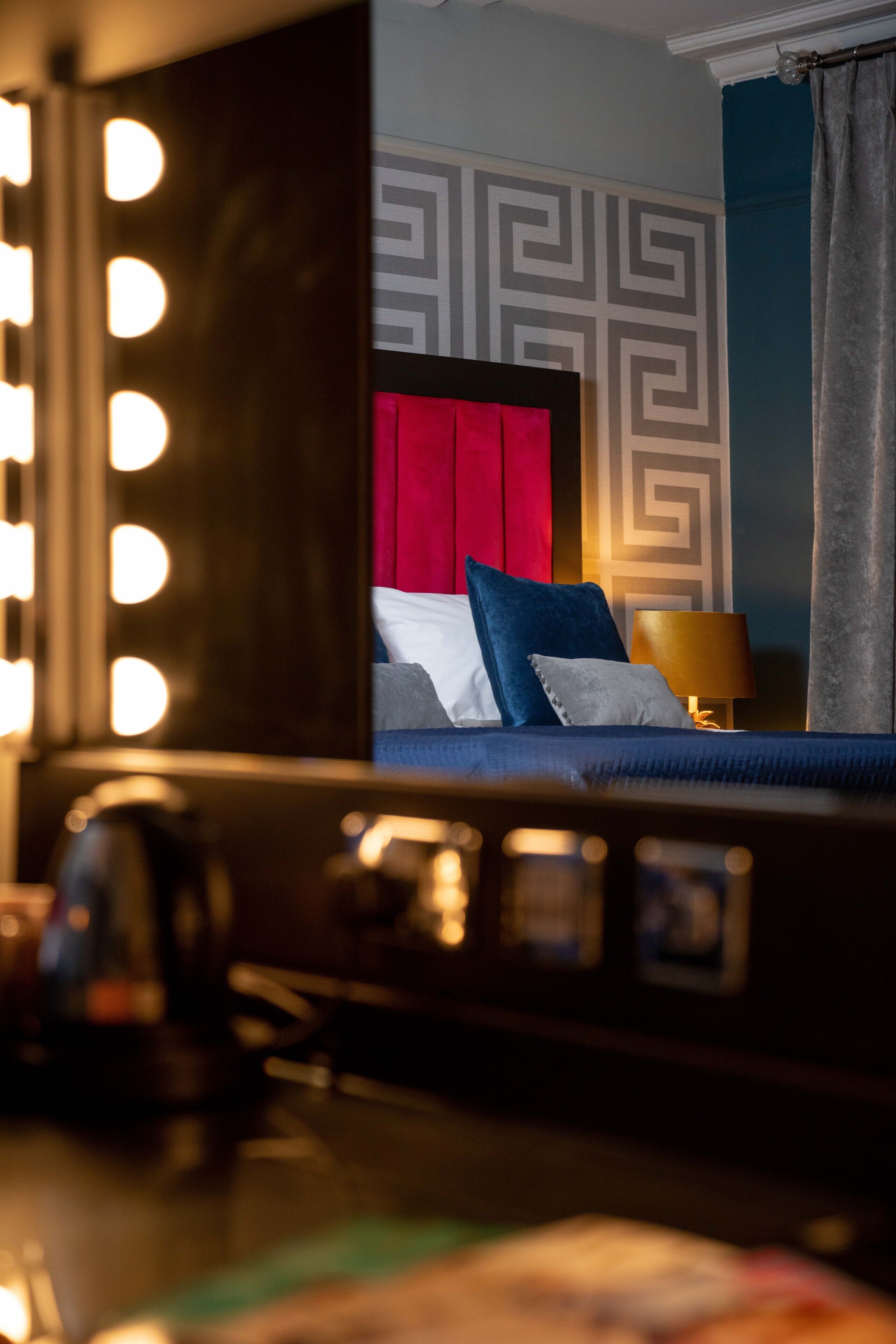 select comfort beds, minibar, desk, laptop workspace