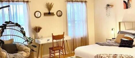 2 sovrum, värdeförvaringsskåp på rummet och strykjärn/strykbräda