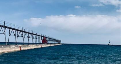 Nestled in the woods among the sand dunes