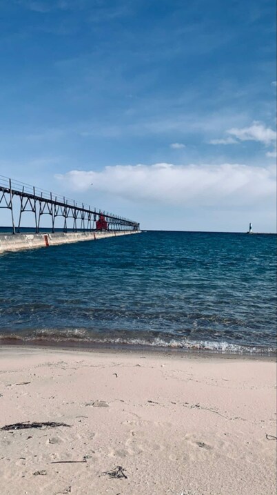 Nestled in the woods among the sand dunes