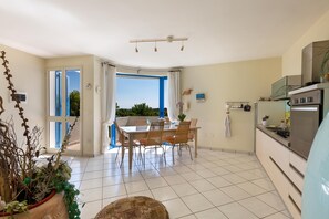 Fridge, stovetop, cookware/dishes/utensils