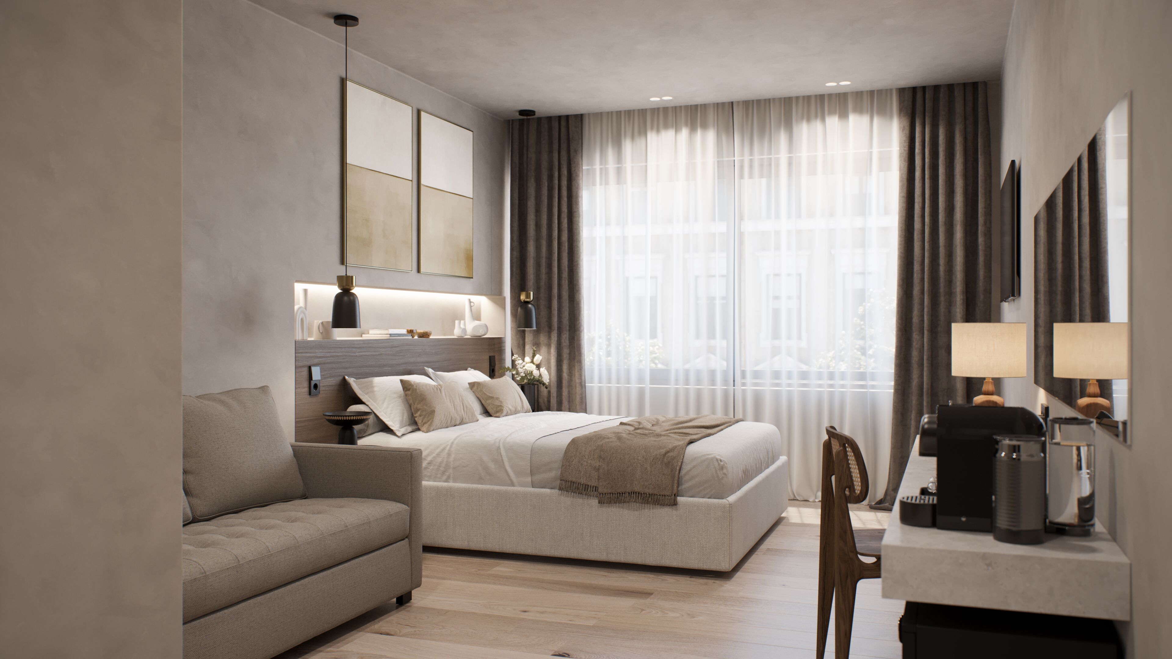 Lakens van Egyptisch katoen, luxe beddengoed