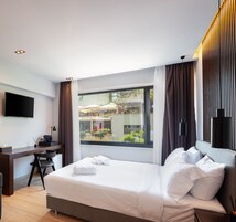 Quarto standard, vista para a cidade | Vista do quarto