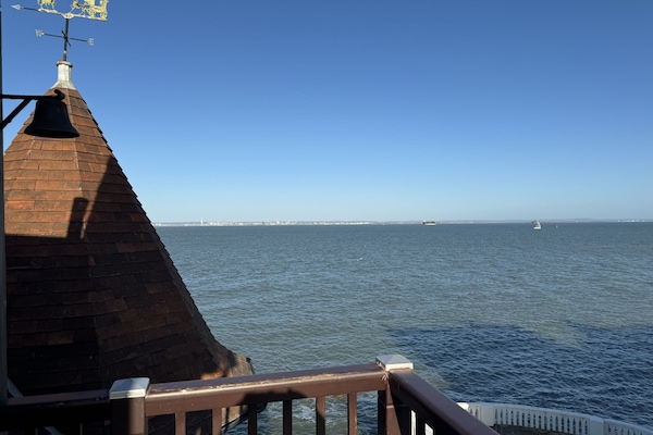 View from the outside staircase