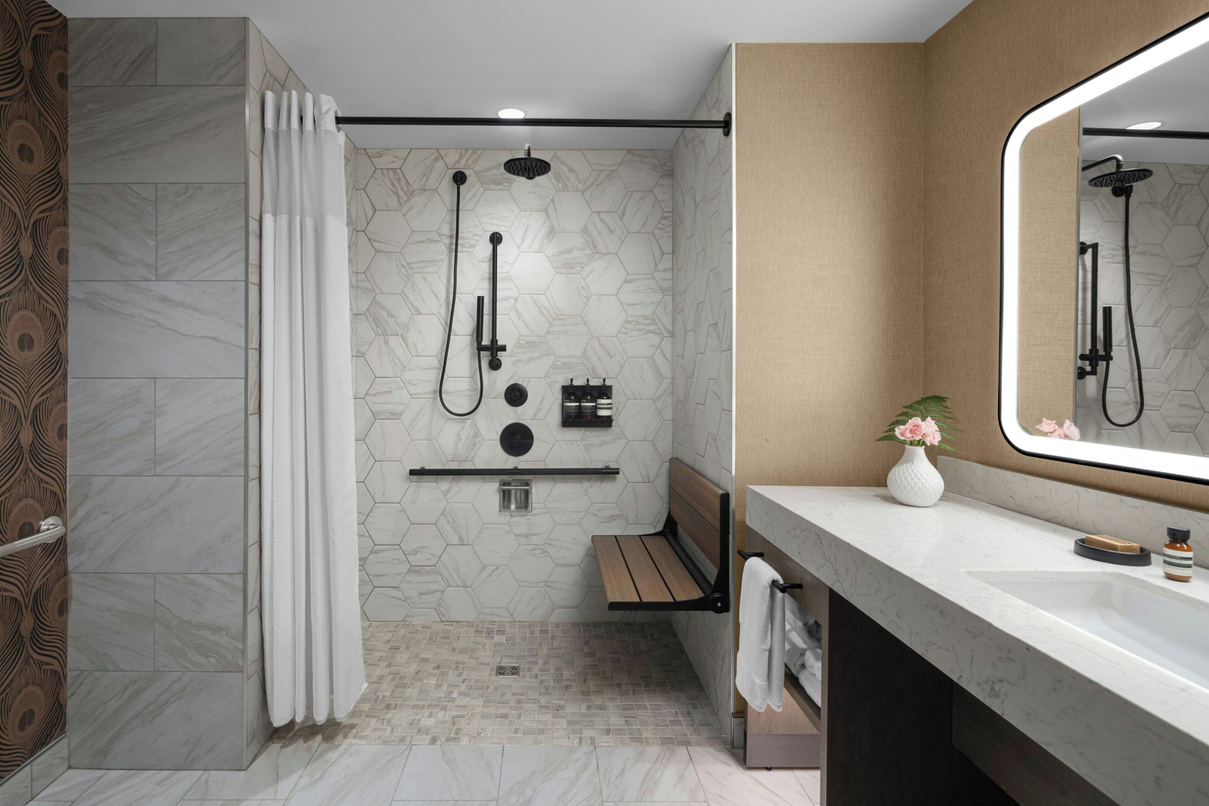 free toiletries, hair dryer, bathrobes, slippers