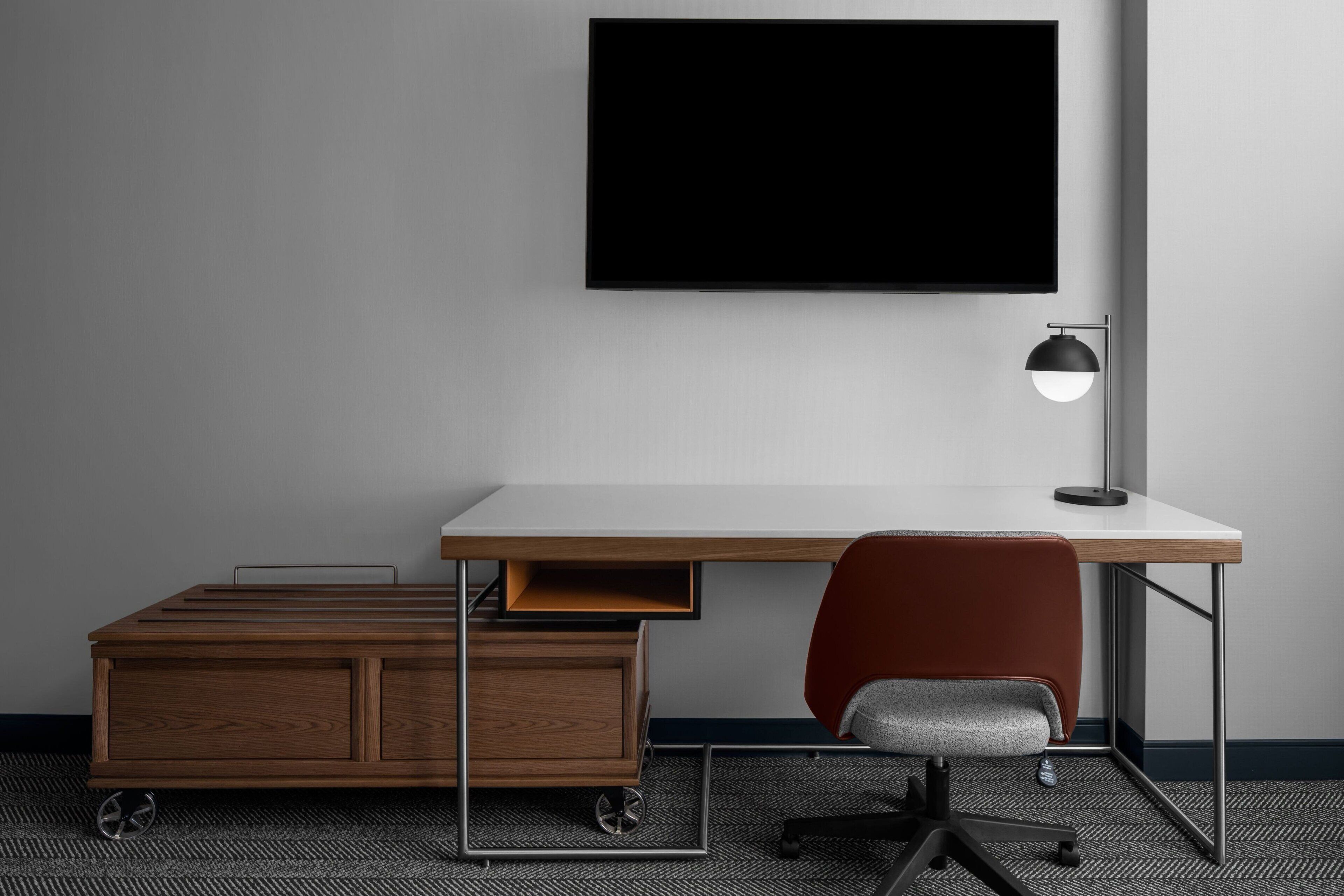 in-room safe, desk, laptop workspace, blackout curtains