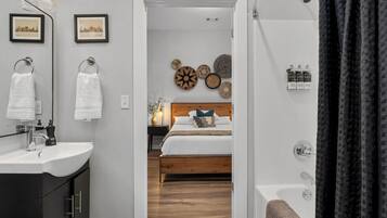 Hair dryer, towels