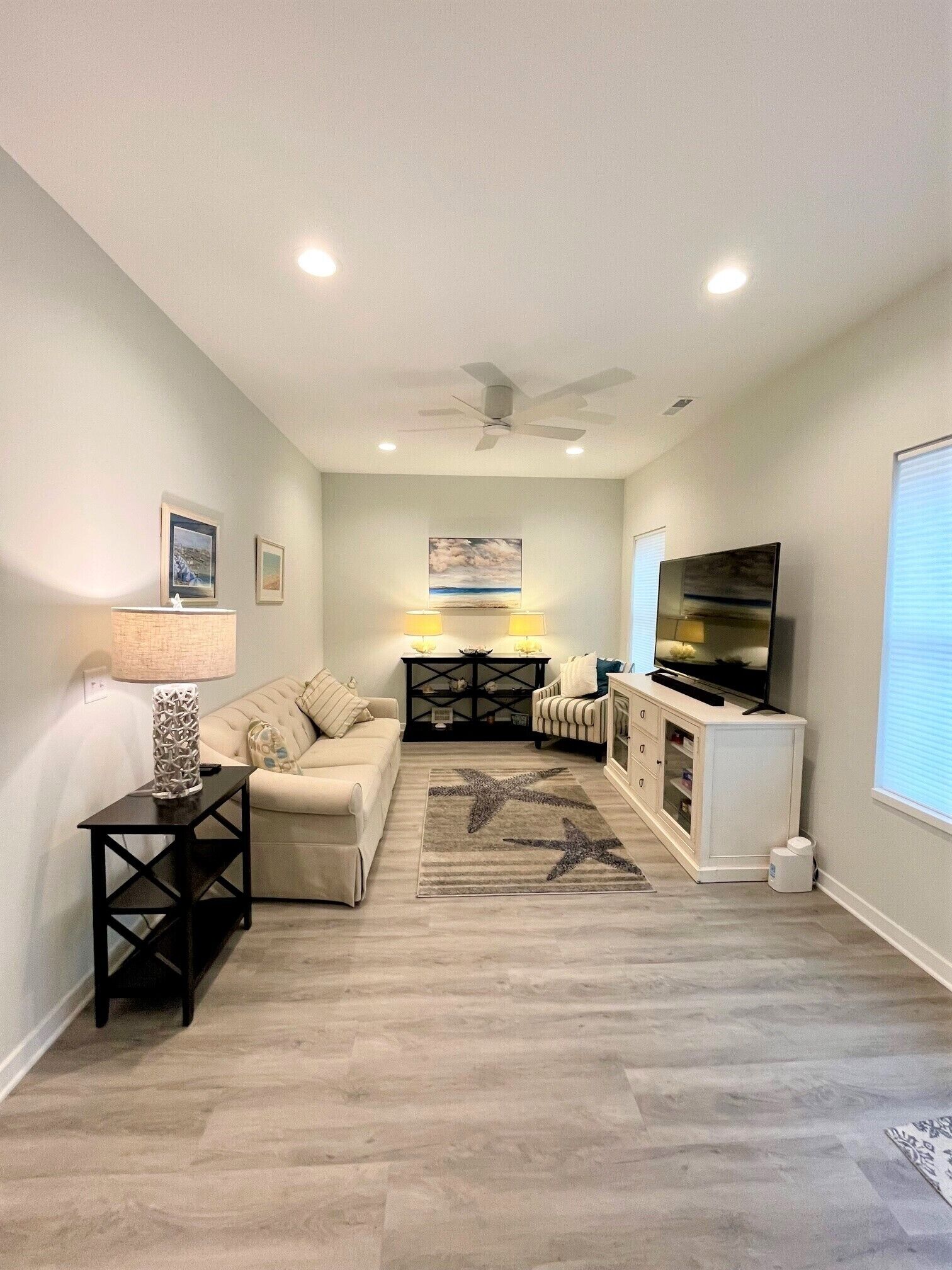 Älytelevisio, takka, videopelejä, DVD-soitin