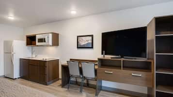 Individually decorated, desk, laptop workspace, free WiFi