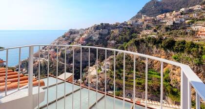 Casa Positano with terrace and sea views
