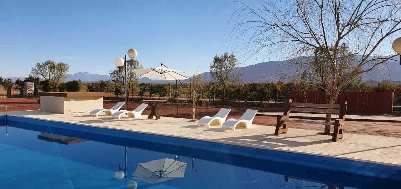Indoor pool, outdoor pool, sun loungers