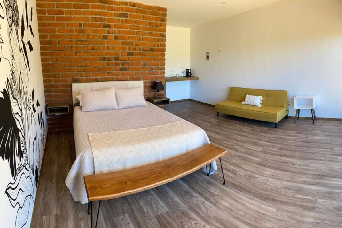 Blackout curtains, iron/ironing board, free WiFi, bed sheets