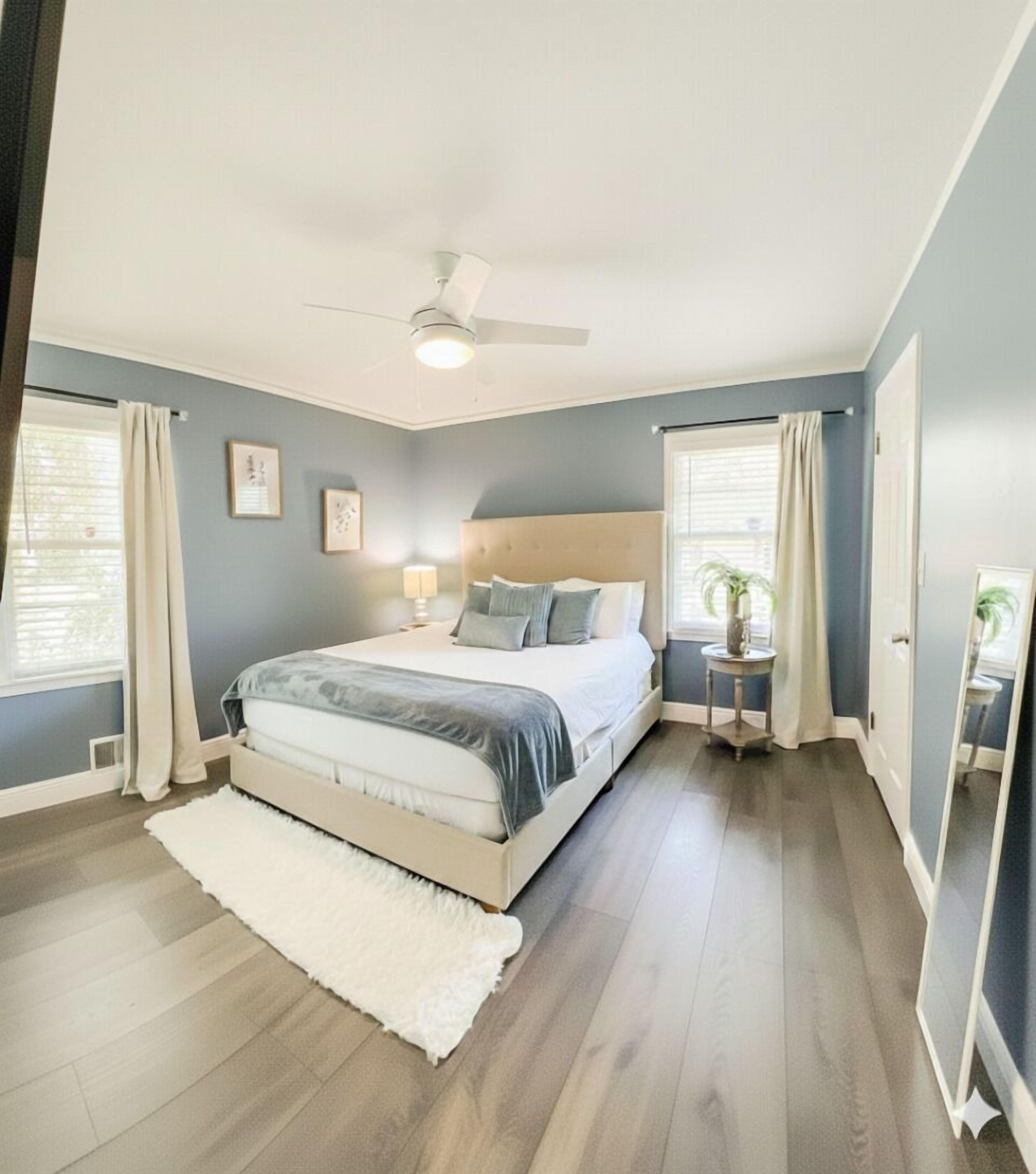 3 habitaciones, tabla de planchar con plancha y wifi gratis 