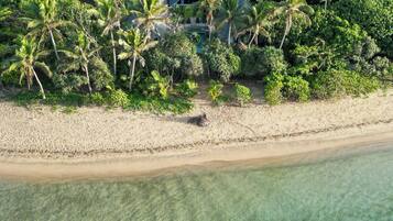 Sun loungers, beach towels