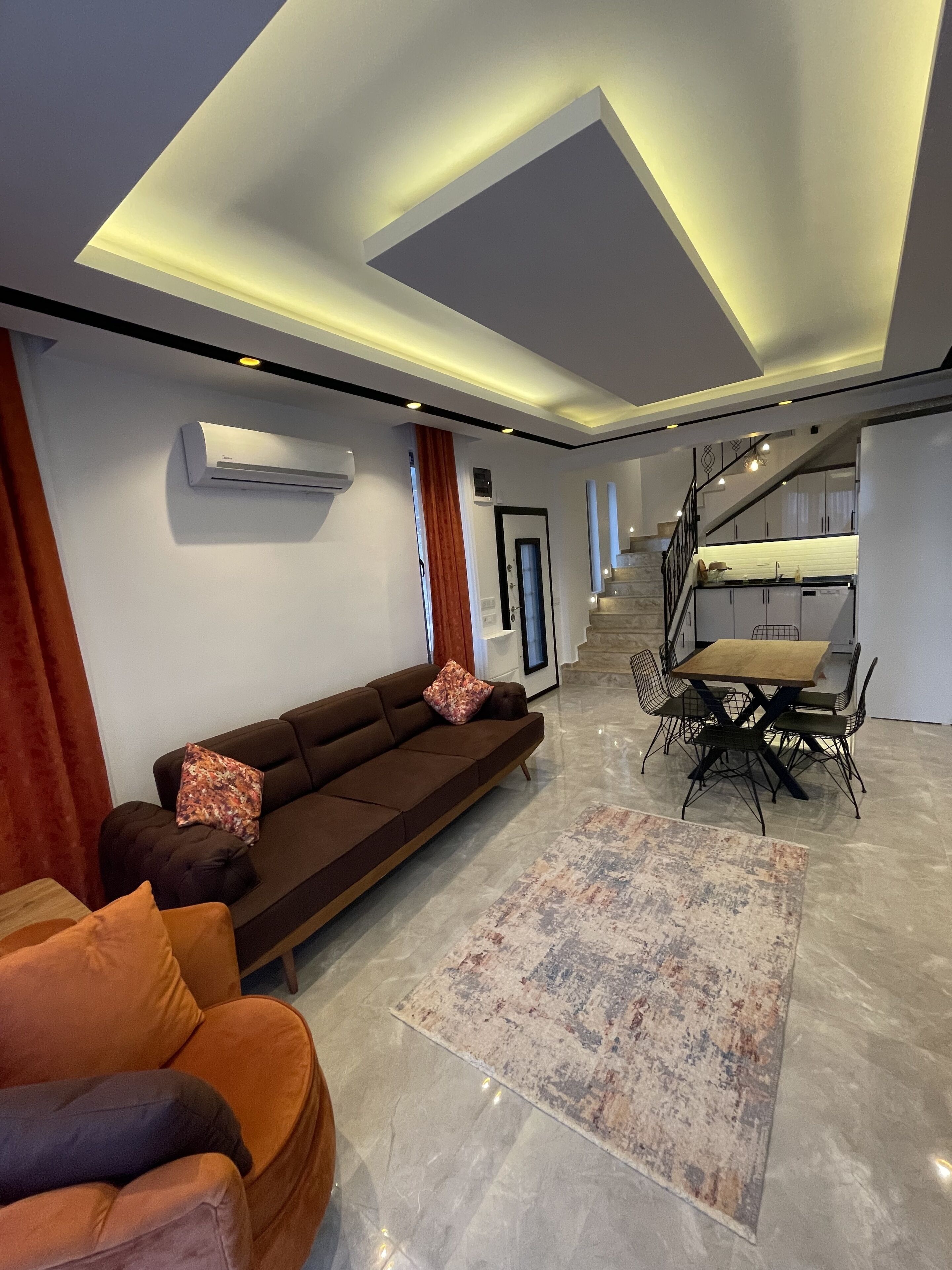 Premium-villa - 3 soveværelser - havudsigt | Stue